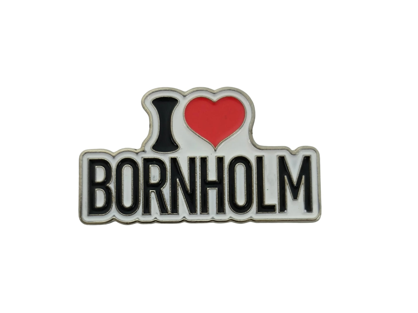 I Love Bornholm Pin