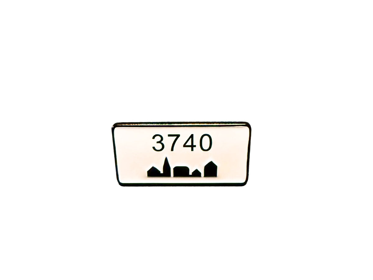 Postnummer 3740 Pin