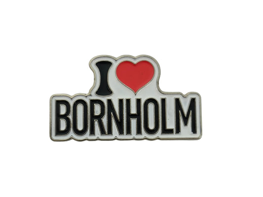 I Love Bornholm Pin