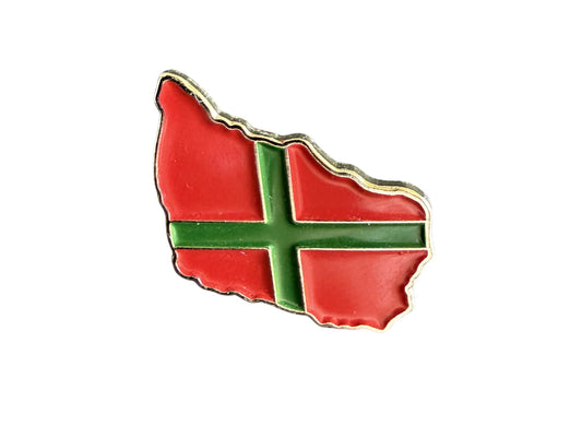 Bornholm i flag Pin