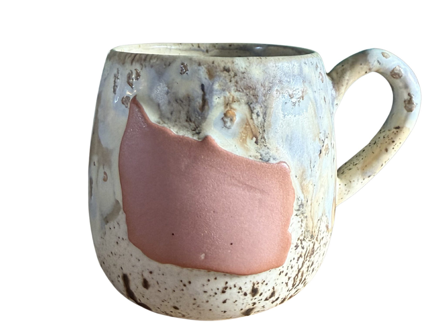 Bornholmerkop - Granit, lyserød Bornholm højrevendt hank