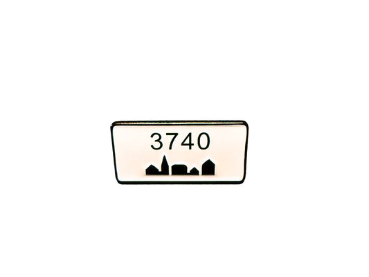 Postnummer 3740 Pin