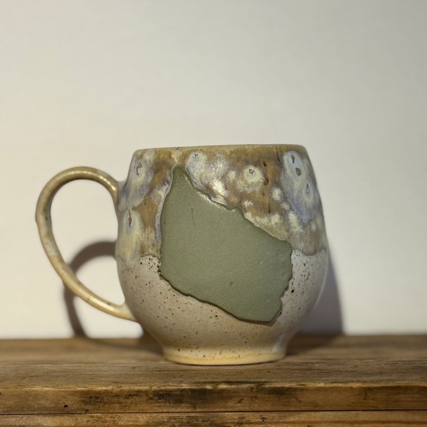 Bornholmerkop - granit med grøn Bornholm venstre vendt hank