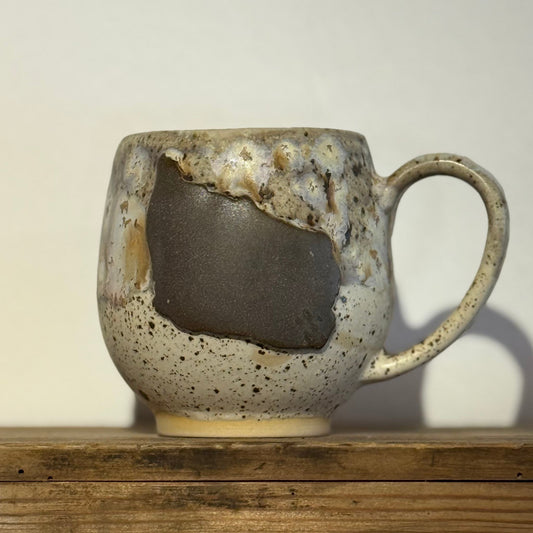 Bornholmerkop - granit med mørk Bornholm højre vendt hank